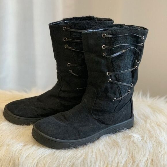 Alpine Design fur trimmed black boots size… - Picture 2 of 8